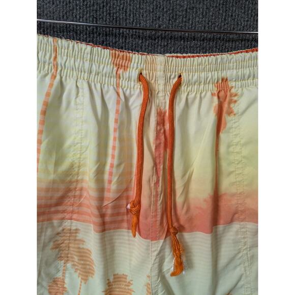 Vtg Weekender Swim Trunks Mens Large Lined 90s Beach Shorts Palm Trees USA Made - Picture 3 of 13